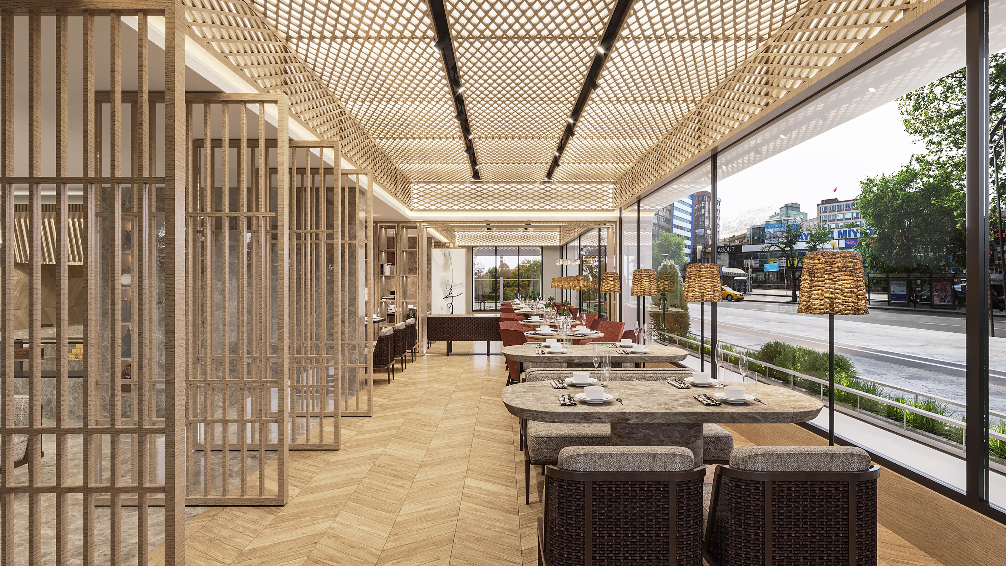 Moevenpick Hotel Istanbul Bosphorus Exterior foto Interior of a restaurant